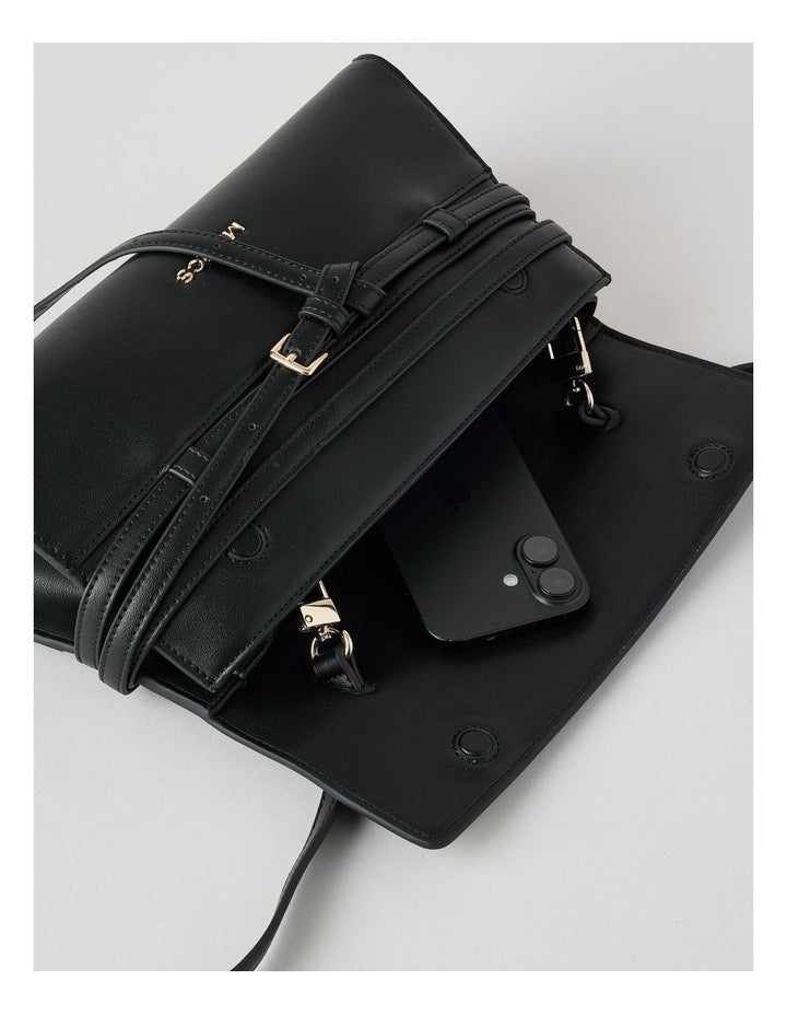 Brussels Satchel Bag in Black