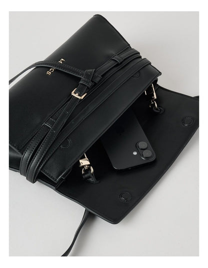 Brussels Satchel Bag in Black