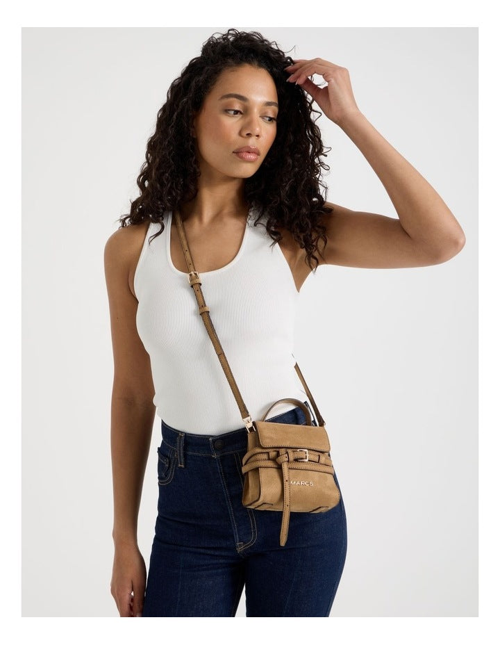 Brussels Crossbody Bag in Light Tan