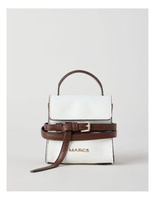 Brussels Crossbody Bag in Vanilla and Choc Combo