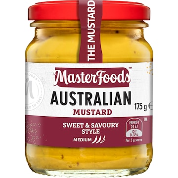MasterFoods Australian Mustard 175g