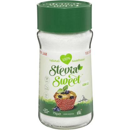Stevia Sweet Sweet Granulated Jar 75G