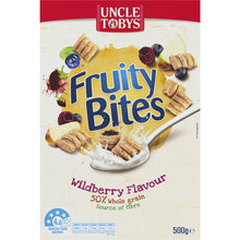 Uncle Tobys Fruity Bites Wildberry Flavour Breakfast Cereal 500g