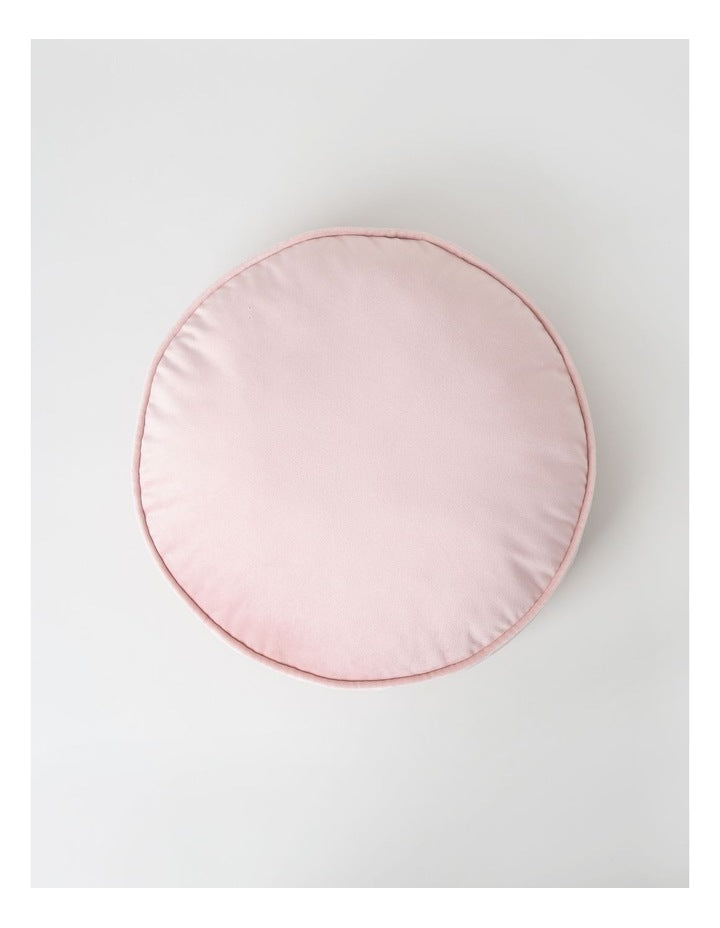 Riley Velvet Cushion in Pink