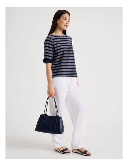 Linda Shoulder Bag in Navy