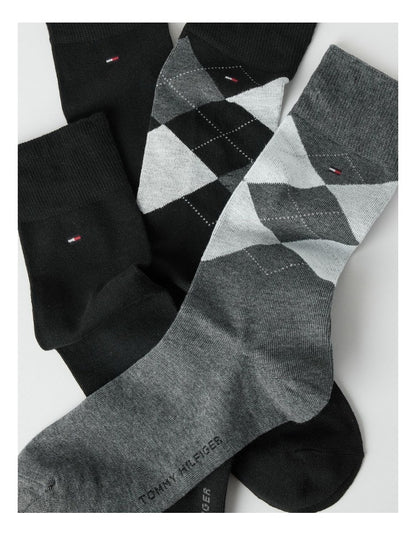 4-Pack Argyle Dress Crew Socks