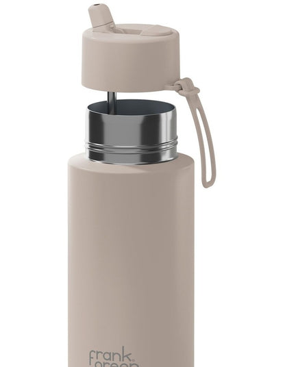 Stainless Steel Reusable Bottle with Flip Straw Lid 34oz in Moon Dust