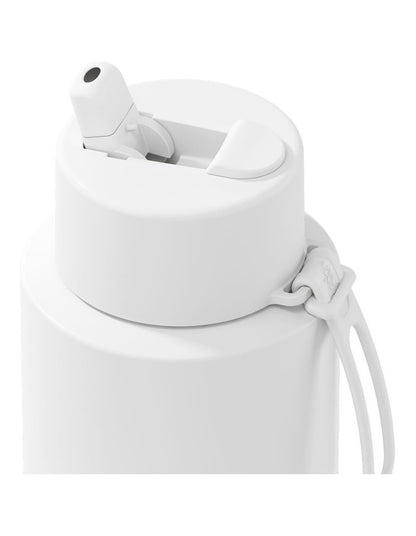 Stainless Steel Reusable Bottle with Flip Straw Lid 34oz/1L in Cloud