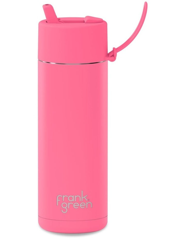 20oz/595ml Stainless Steel Reusable Bottle Bubblegum with Flip Straw Lid