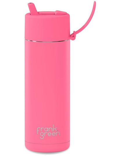 20oz/595ml Stainless Steel Reusable Bottle Bubblegum with Flip Straw Lid