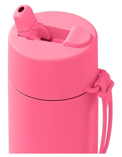20oz/595ml Stainless Steel Reusable Bottle Bubblegum with Flip Straw Lid