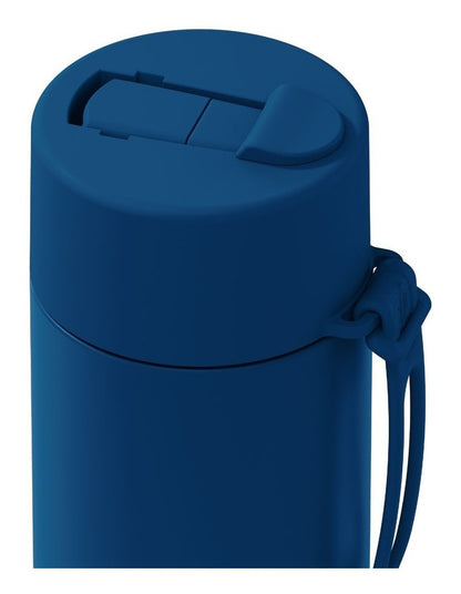 20oz/595ml Stainless Steel Reusable Bottle Deep Ocean with Flip Straw Lid