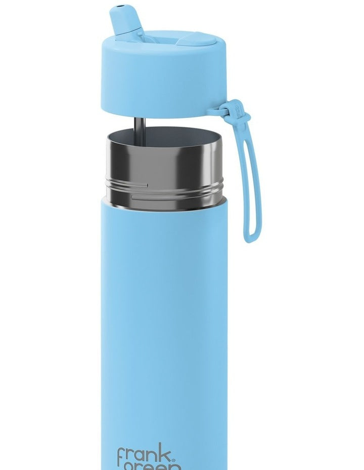 20oz/595ml Stainless Steel Reusable Bottle Sky Blue with Flip Straw Lid