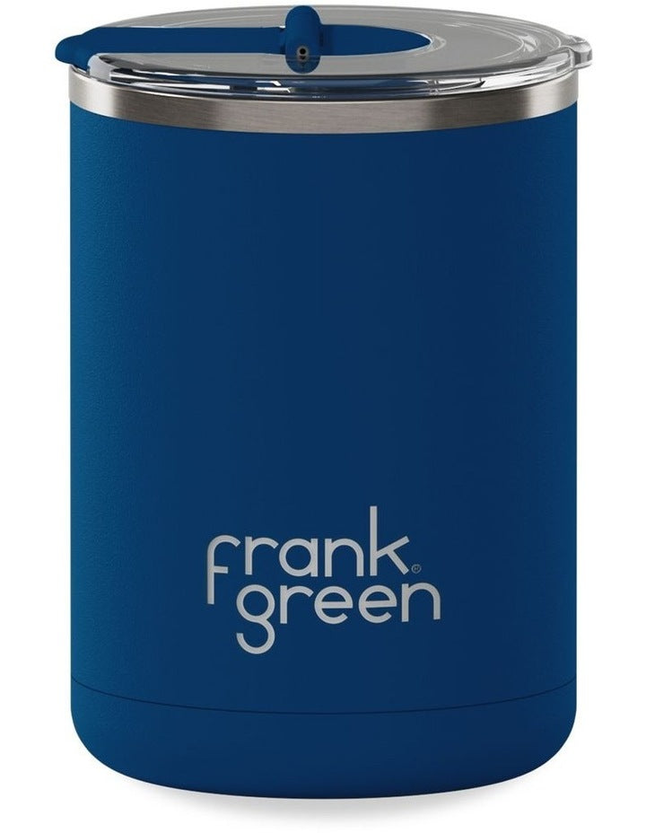 12oz/355ml Coffee Cup with Hinged Screw Lid Deep Ocean