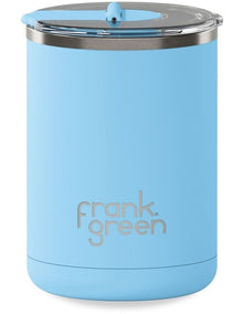 12oz/355ml Coffee Cup with Hinged Screw Lid Sky Blue