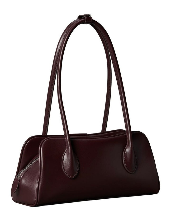 Emblem Trio Shoulder Bag in Fudge