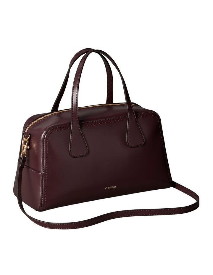 Convertible Medium Bowling Bag in Fudge