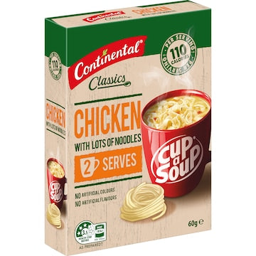 Continental Classics Cup A Soup Chicken With Lots Of Noodles 60g