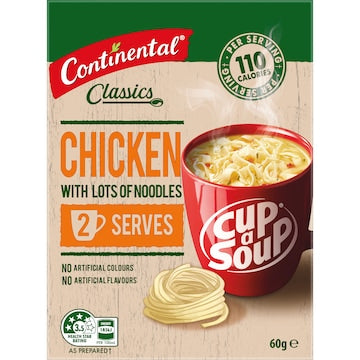 Continental Classics Cup A Soup Chicken With Lots Of Noodles 60g