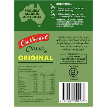 Continental Classics Cup A Soup Original Chicken Noodle 40g