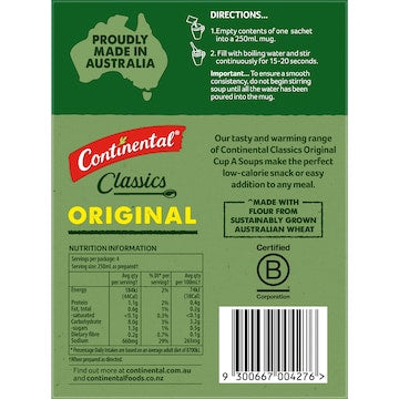 Continental Classics Cup A Soup Original Chicken Noodle 40g