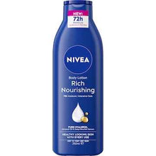 Nivea Rich Nourishing Body Lotion 72hr Moisturiser For Dry Skin 250mL