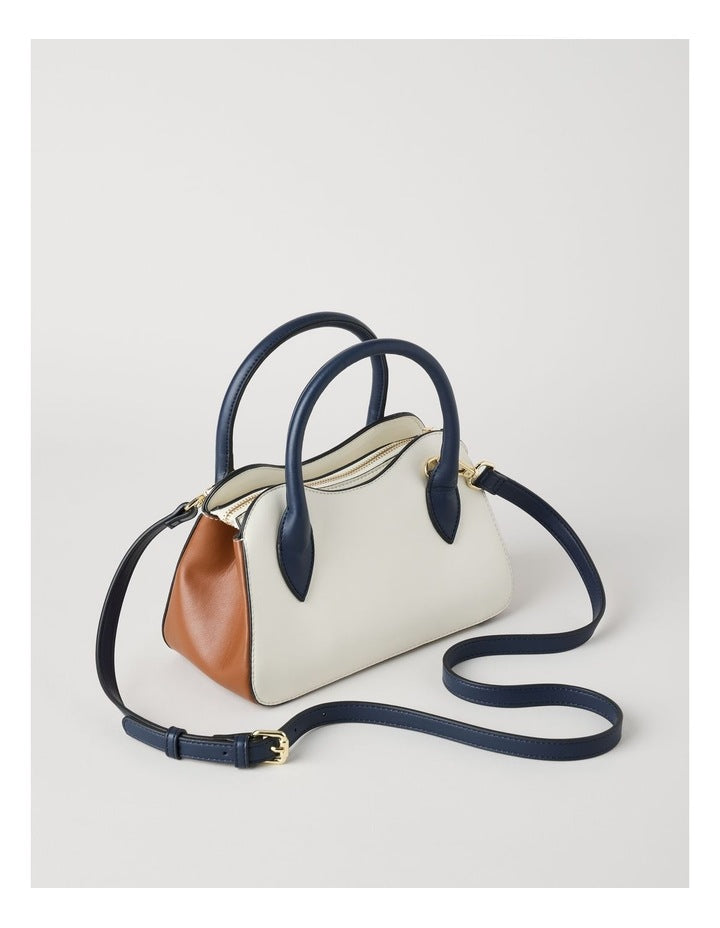 Lisbon Tote Bag in Vanilla Combo