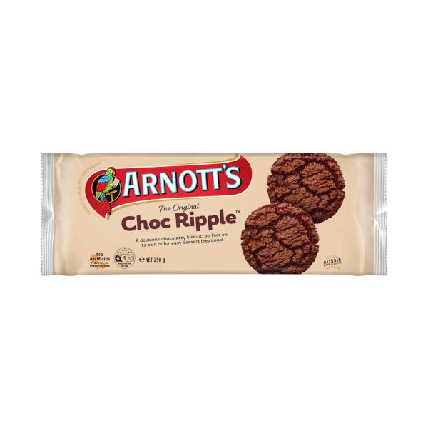 ARNOTTS CHOC RIPPLE BISCUITS