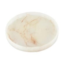 White Onyx Look Decor Tray