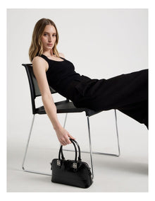Bonnie Satchel Bag in Black
