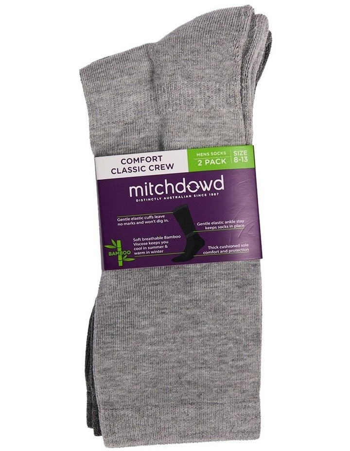 Mitchdowd Comfort Classic Bamboo Socks 2 Pack