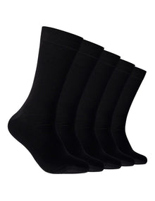 Mitchdowd Mens Basic Bamboo Crew Socks 5 Pack