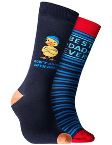 Mitchdowd Mens Duck Dad Bamboo Socks 2 Pack