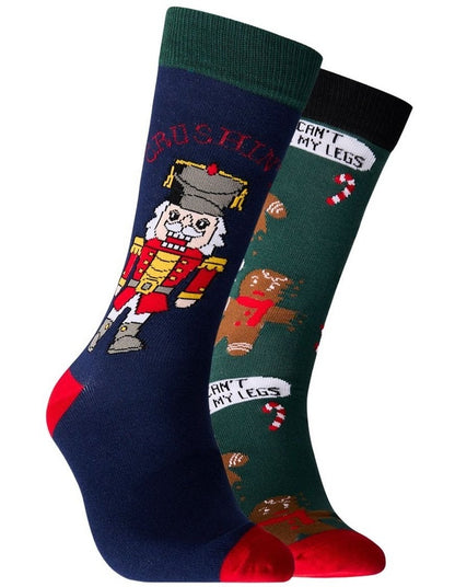 2 Pack Crushin It Christmas Cotton Socks