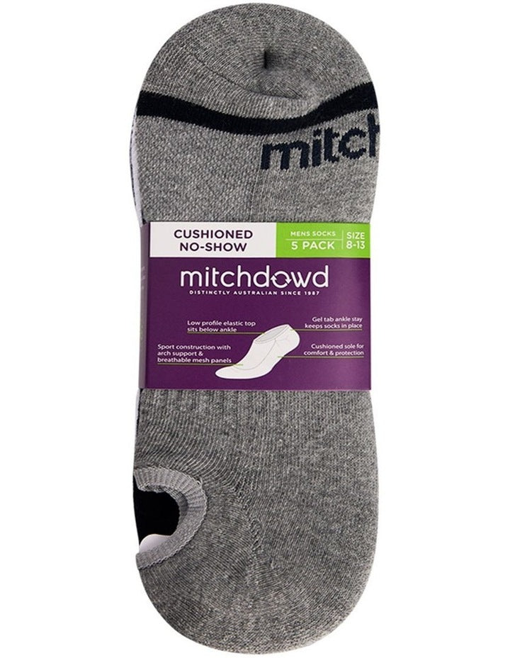 5 Pack No Show Sport Socks