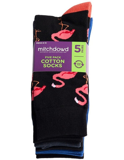 5 Pack Fan Favourites Cotton Socks