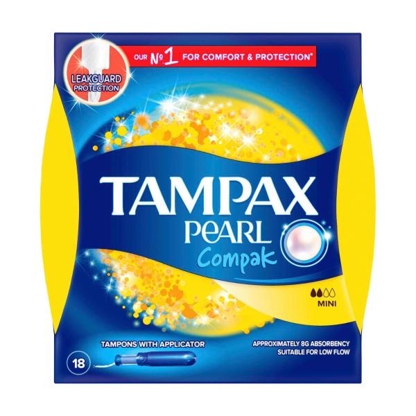 Pearl Compak Mini Applicator Tampons