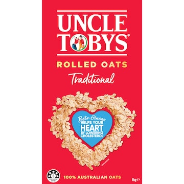 Uncle Tobys Rolled Oats Traditional Porridge 1kg