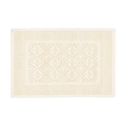 Jacquard Bath Mat - Natural
