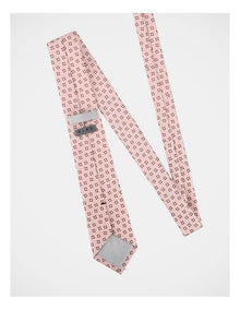 Floral Patterned Tie in Blush