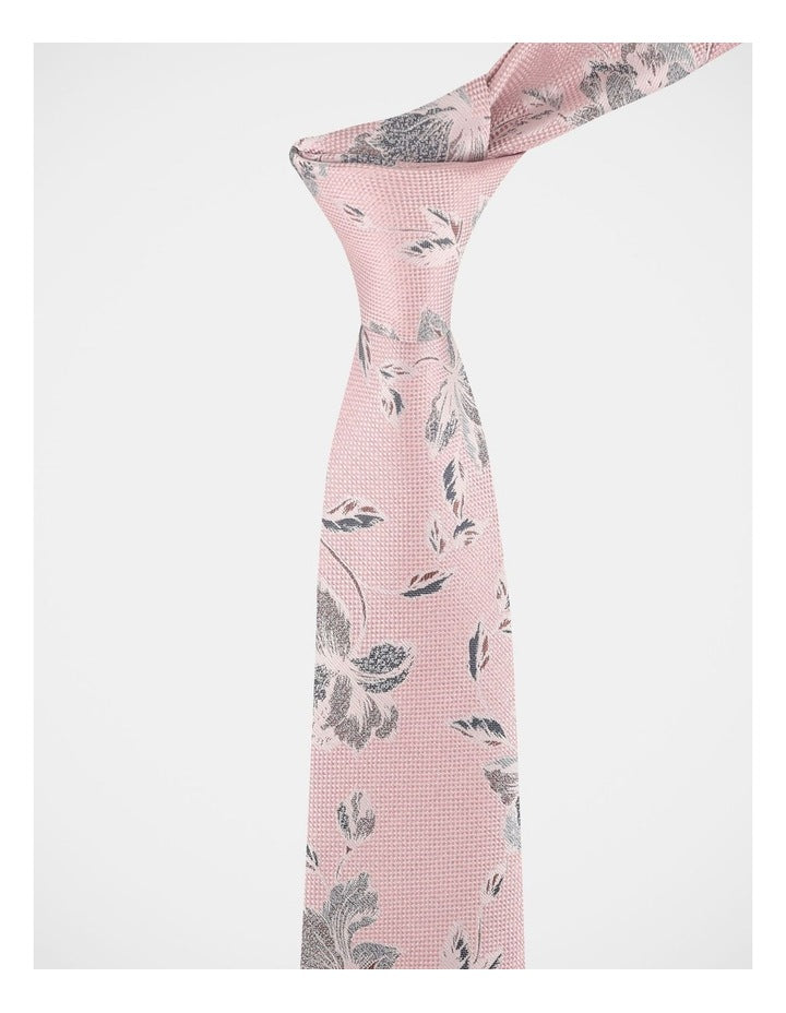 Large Floral Jacquard Tie