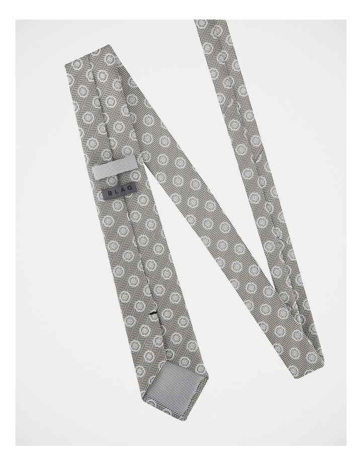 Herringbone Medallion Tie