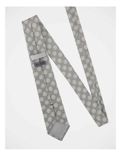 Herringbone Medallion Tie