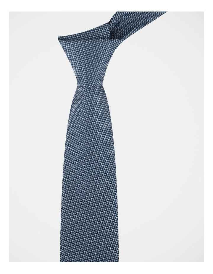 Textured Tie in Navy