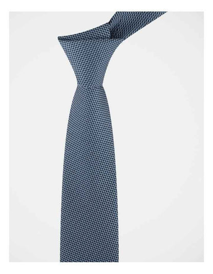 Textured Tie in Navy