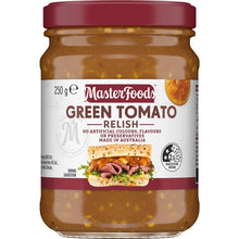 MasterFoods Relish Cafe Green Tomato 250g