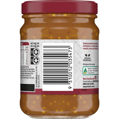 MasterFoods Relish Cafe Green Tomato 250g
