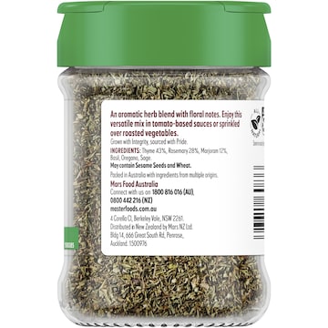 MasterFoods Dried Mixed Herbs 40g
