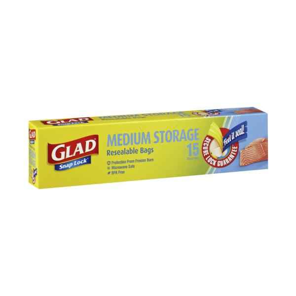 Snap Lock Storage Bags Medium