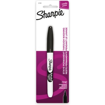 Sharpie Rub A Dub Laundry Marker Black each